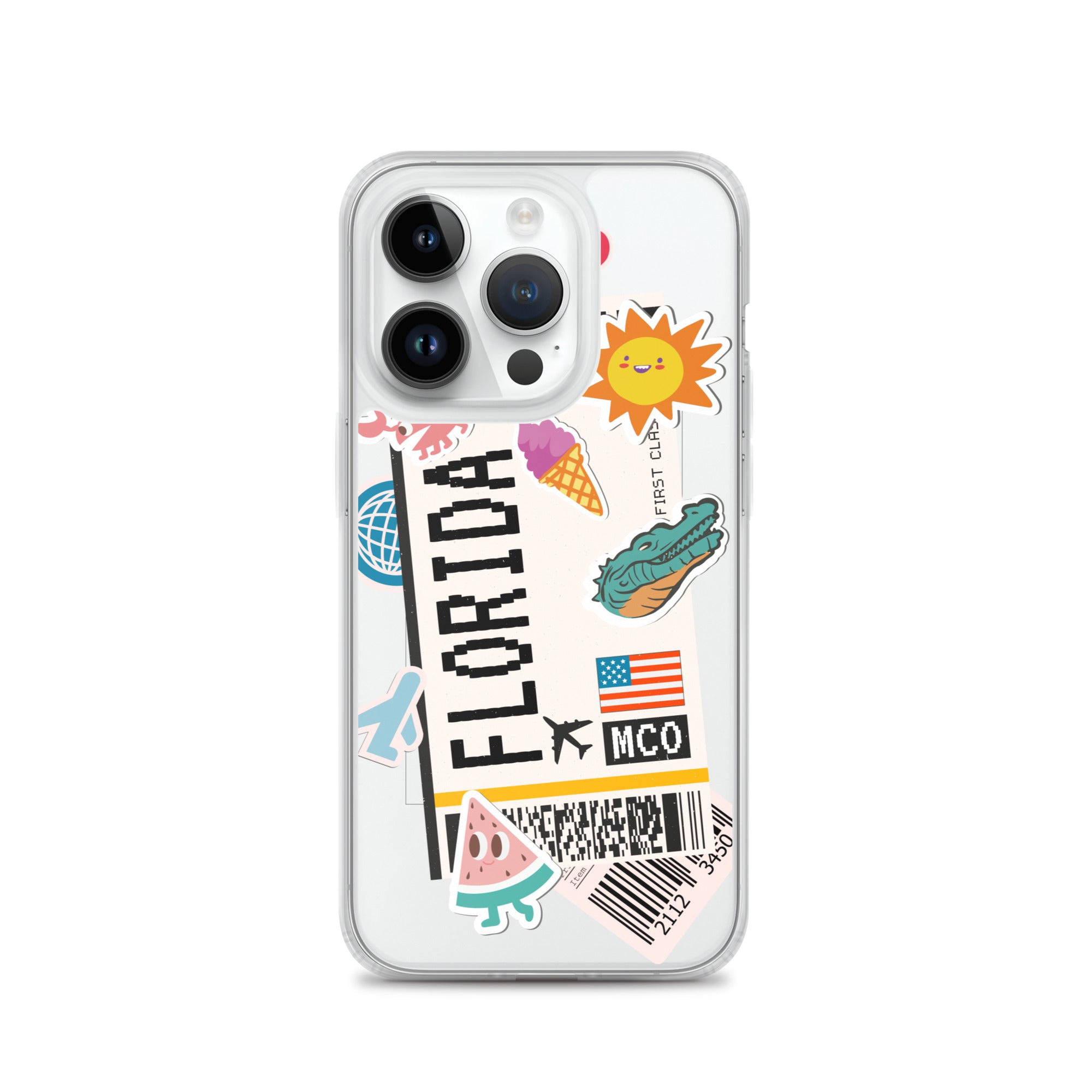 Florida Boarding Pass - iPhone® Clear Case