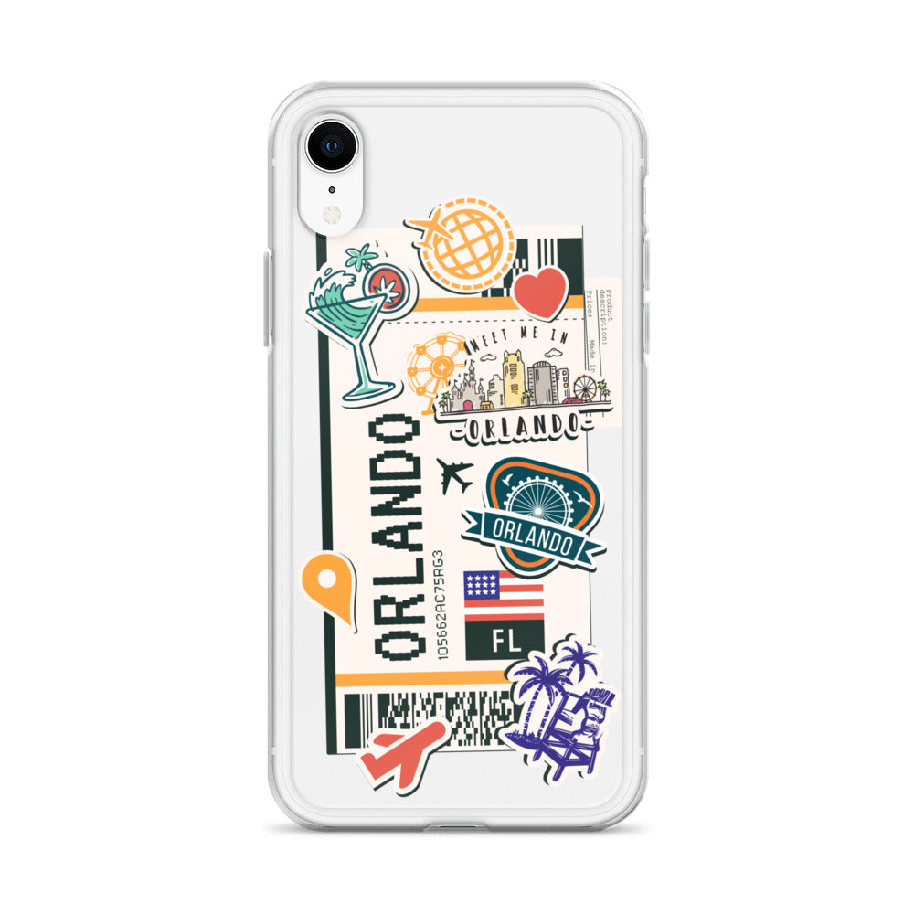 Orlando Boarding Pass - iPhone® Clear Case