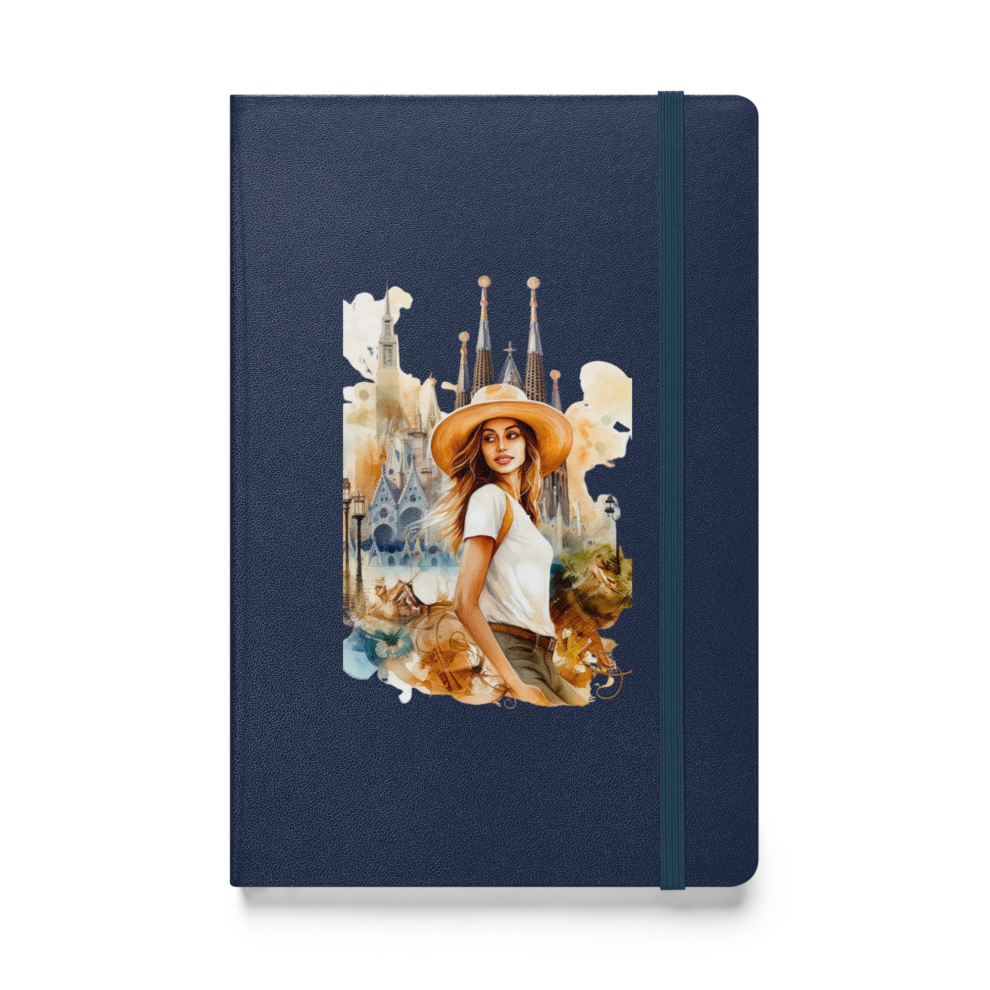 Barcelona Traveler - Hardcover Notebook