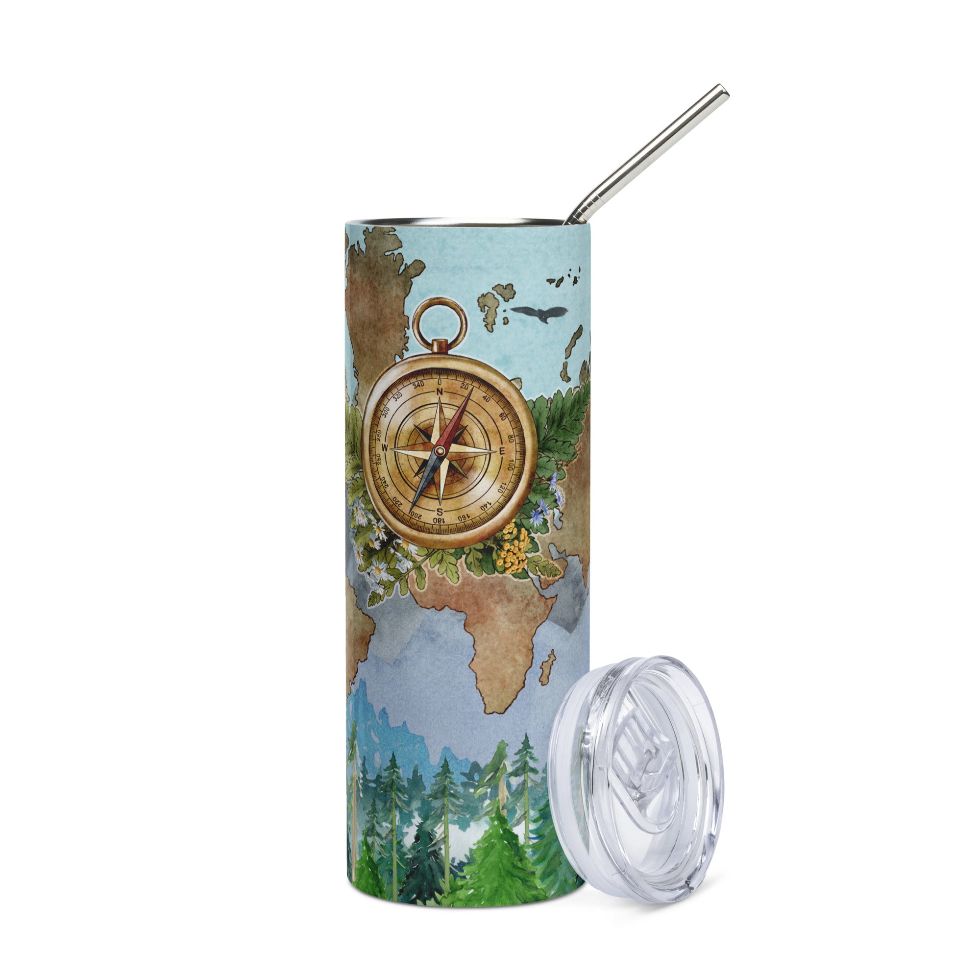 Compass Camping Stainless Steel Tumbler
