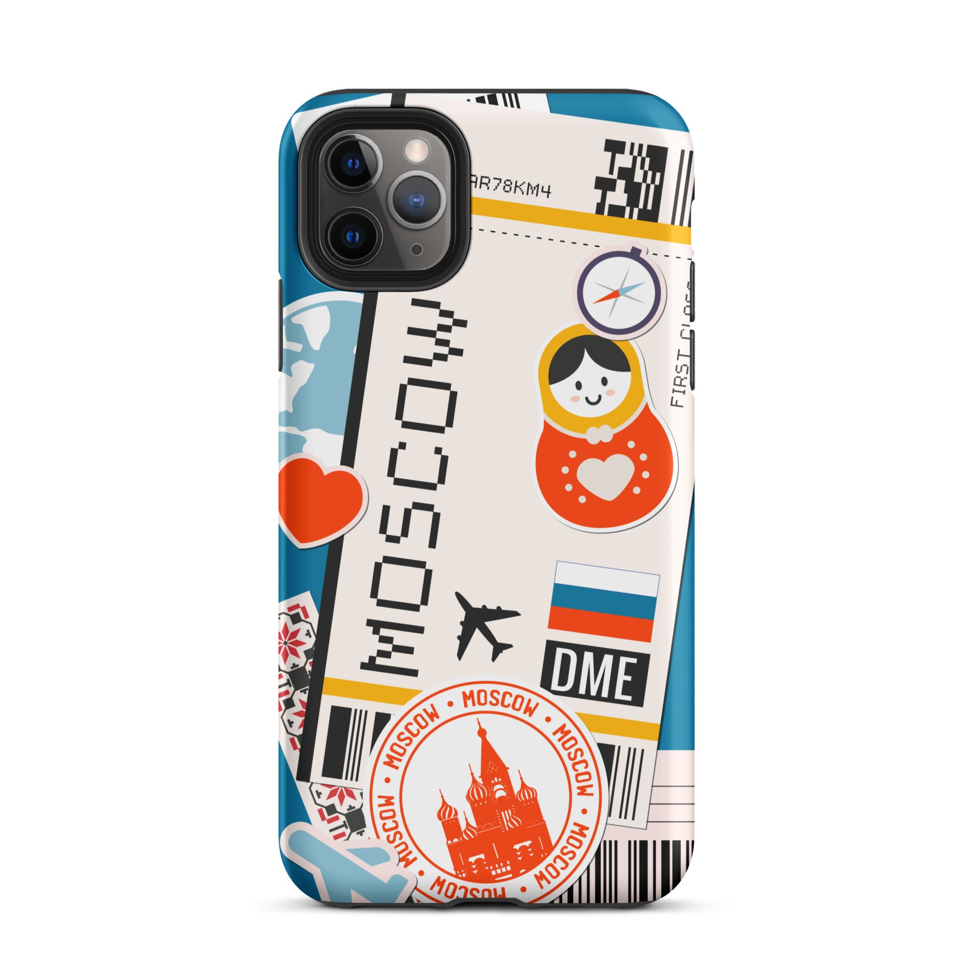 Moscow Boarding Pass - iPhone® Tough Case