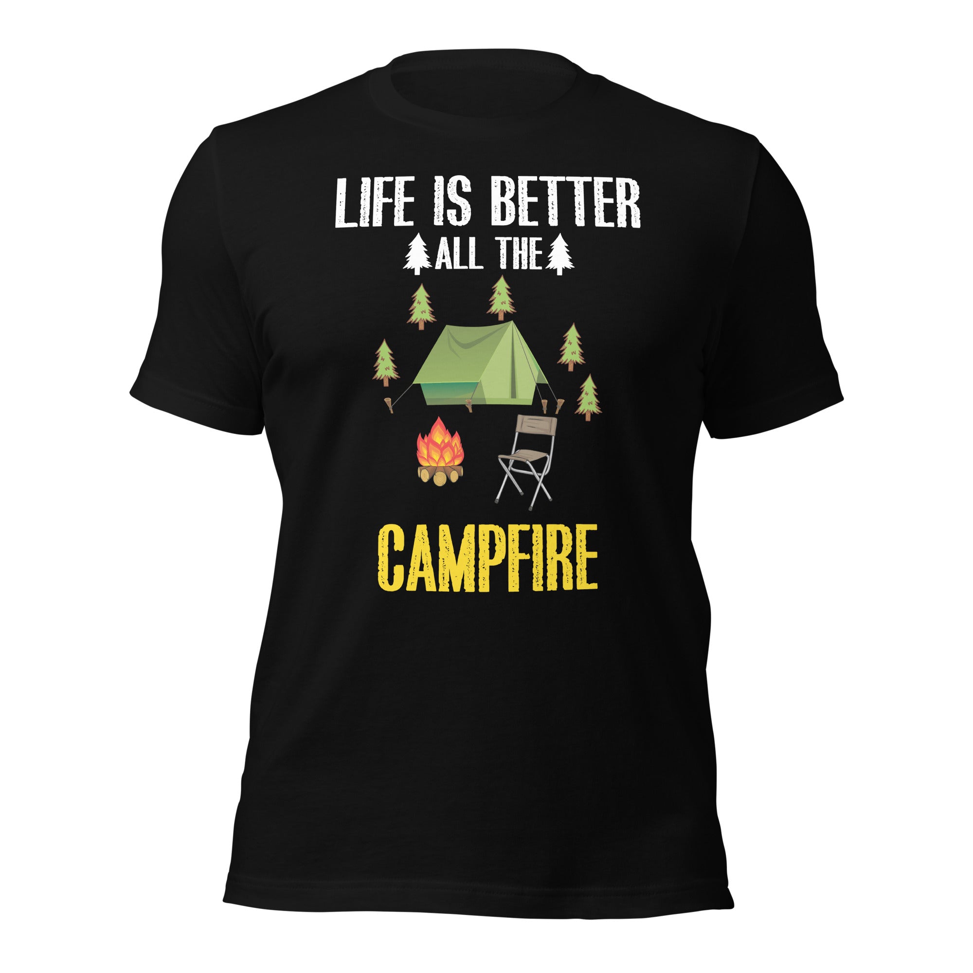 Life is Better Campfire T-Shirt