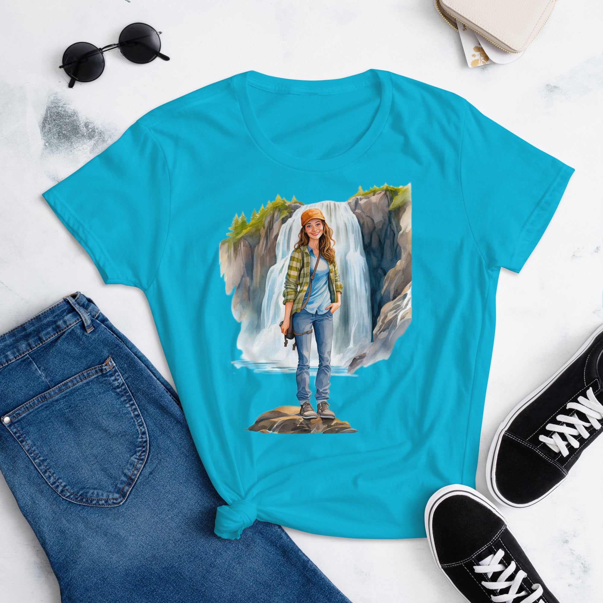 Waterfall Hike Women's T-Shirt