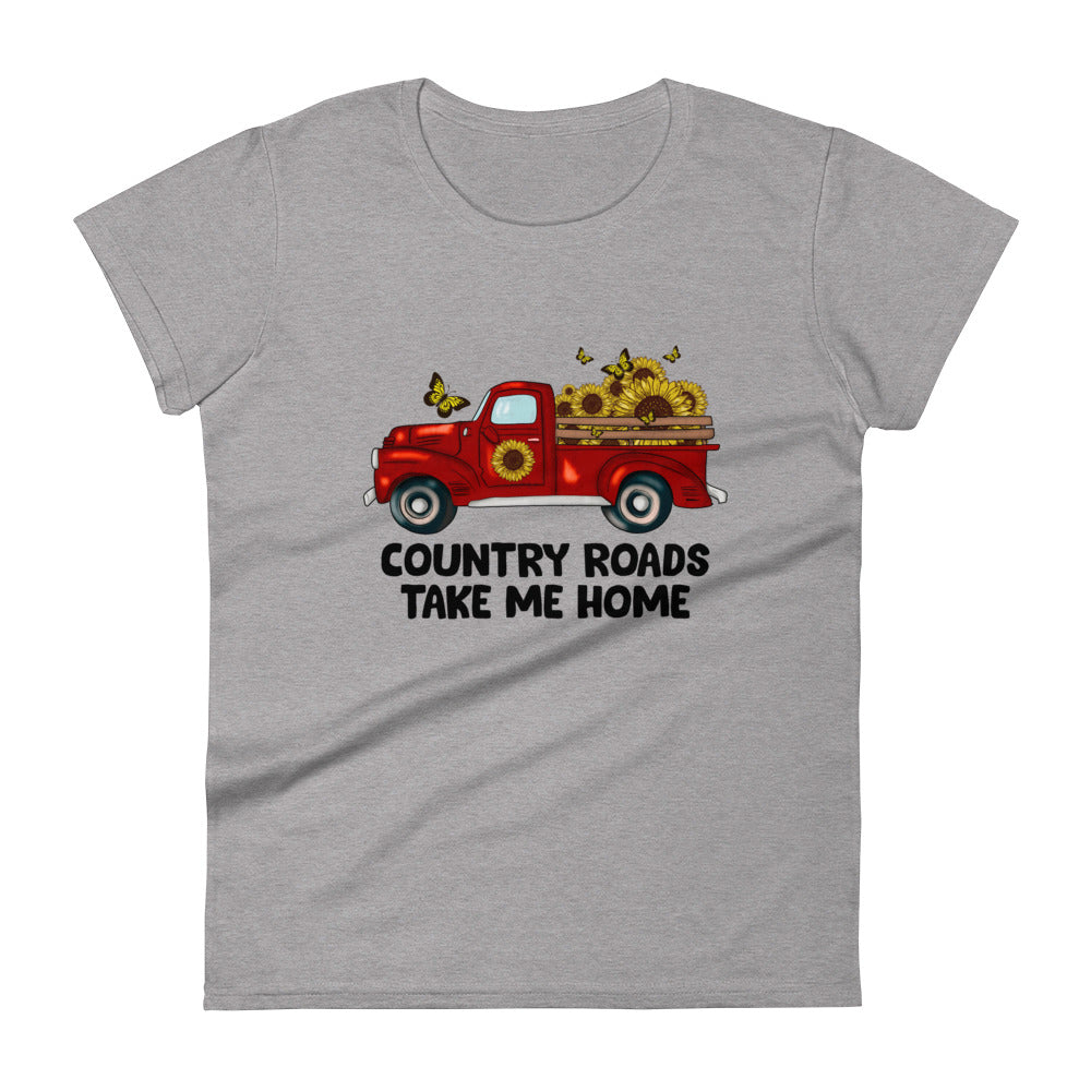 Country Roads Take Me Home Women's T-Shirt
