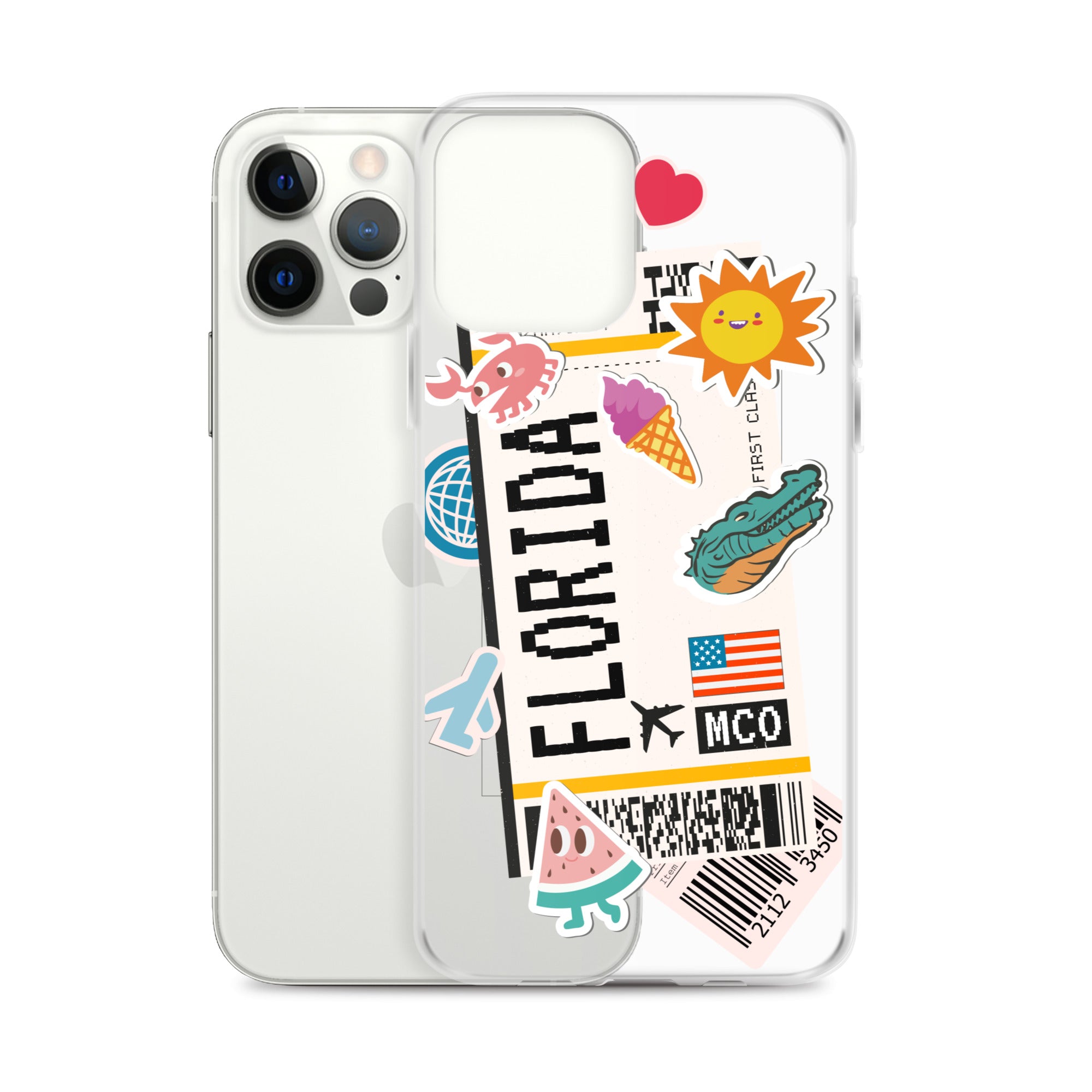 Florida Boarding Pass - iPhone® Clear Case