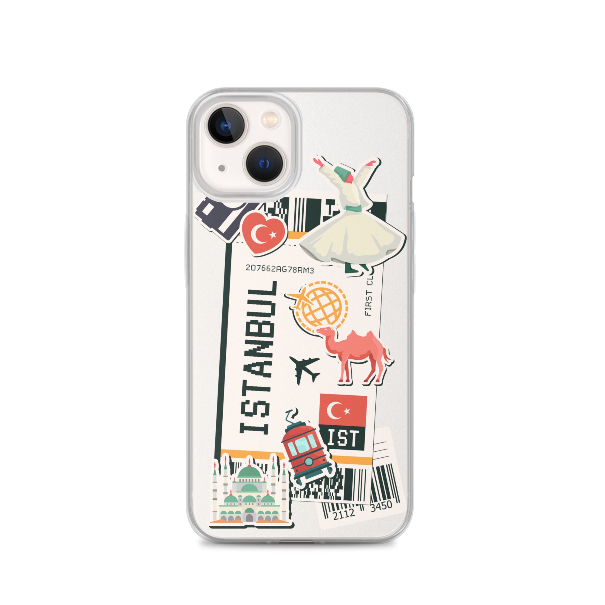 Istanbul Boarding Pass - iPhone® Clear Case