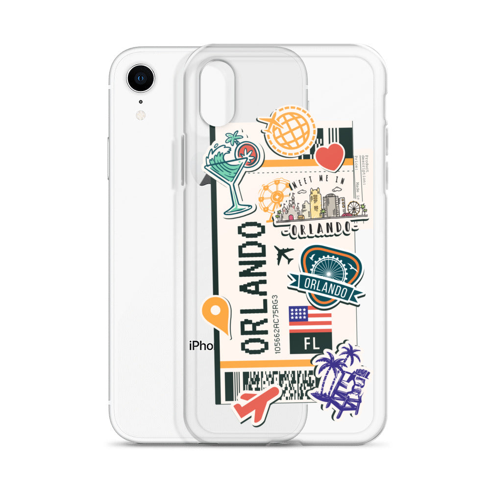 Orlando Boarding Pass - iPhone® Clear Case