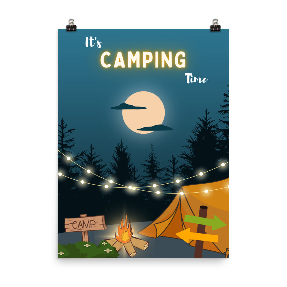 It's Camping Time - Poster