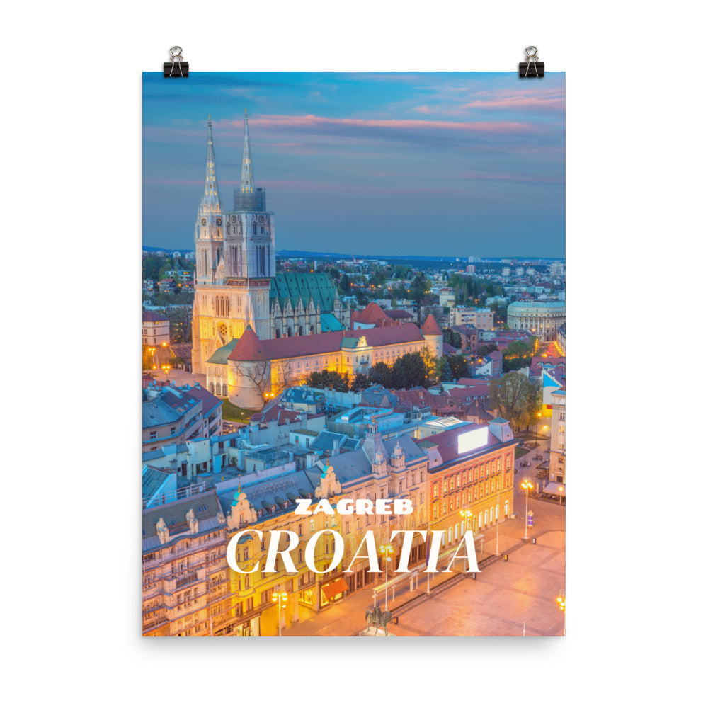 Zagreb Croatia Poster