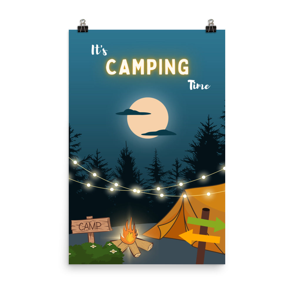 It's Camping Time - Poster