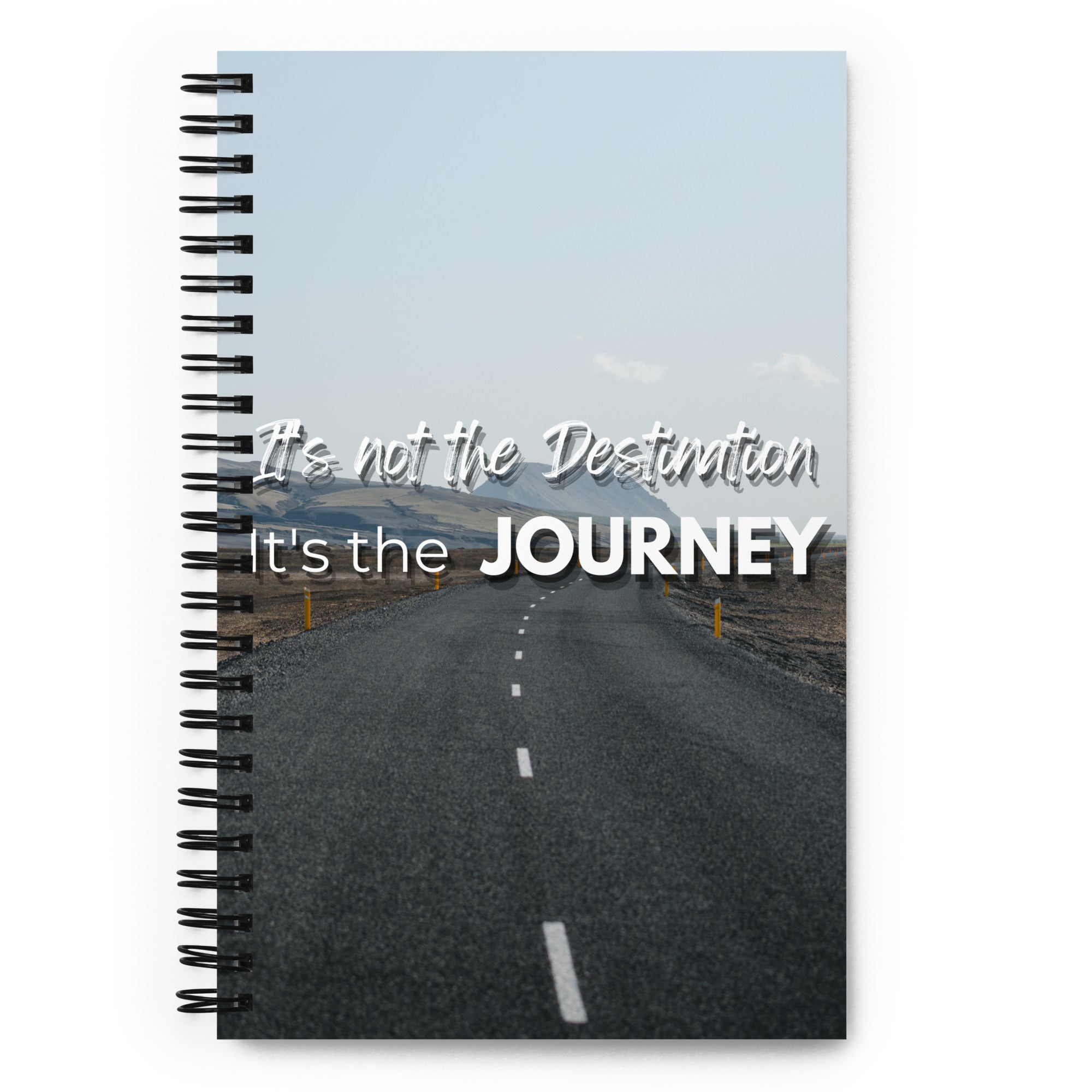 It's the Journey - Spiral Notebook