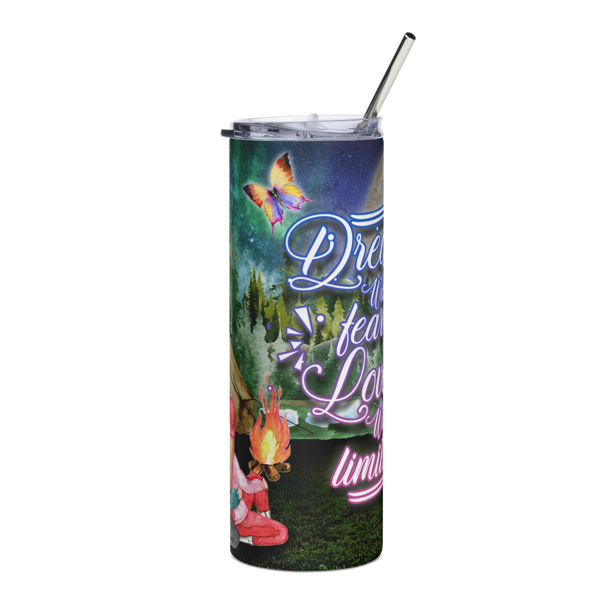 Couple Camping Adventure - Stainless Steel Tumbler
