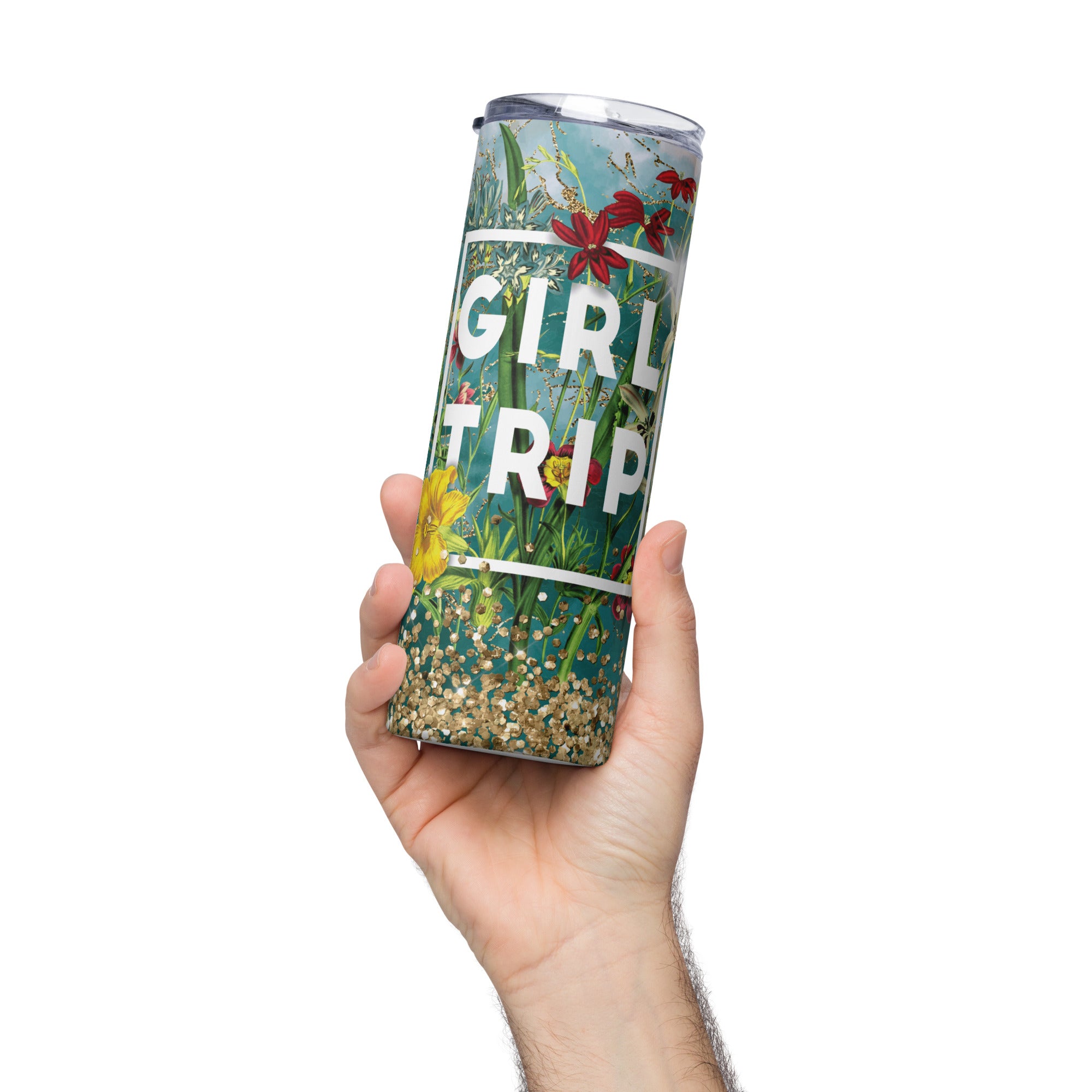 Floral Girl Trip - Stainless Steel Tumbler