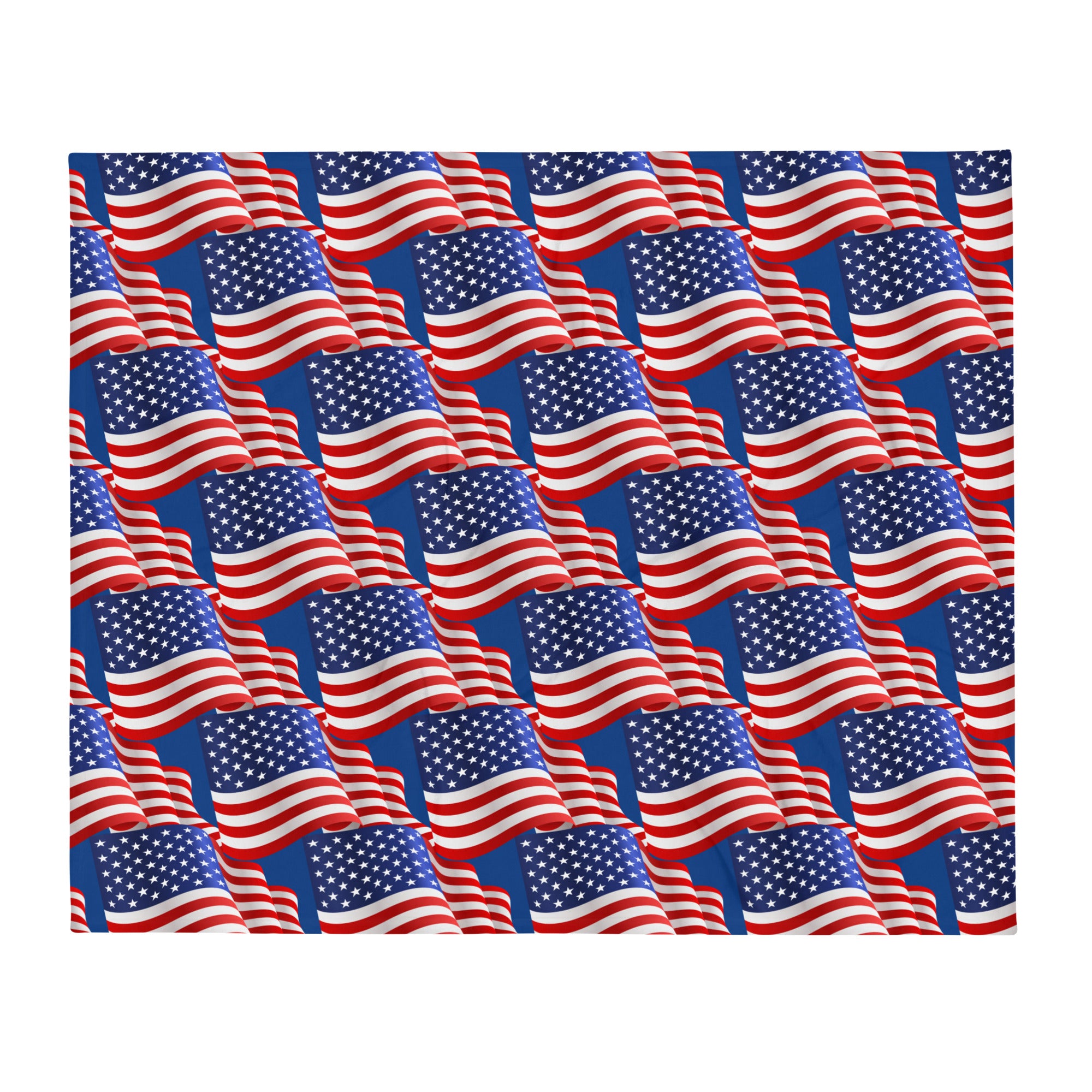 American Waving Flag - Blanket