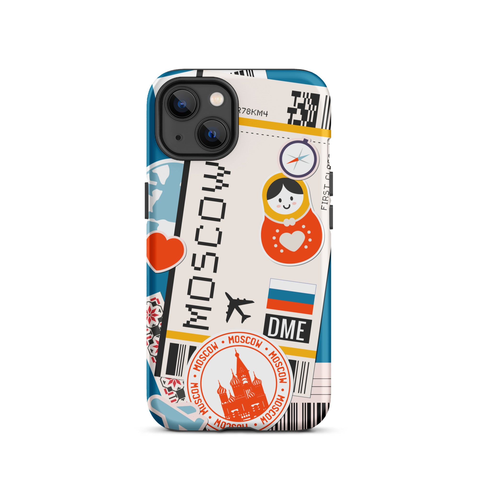 Moscow Boarding Pass - iPhone® Tough Case