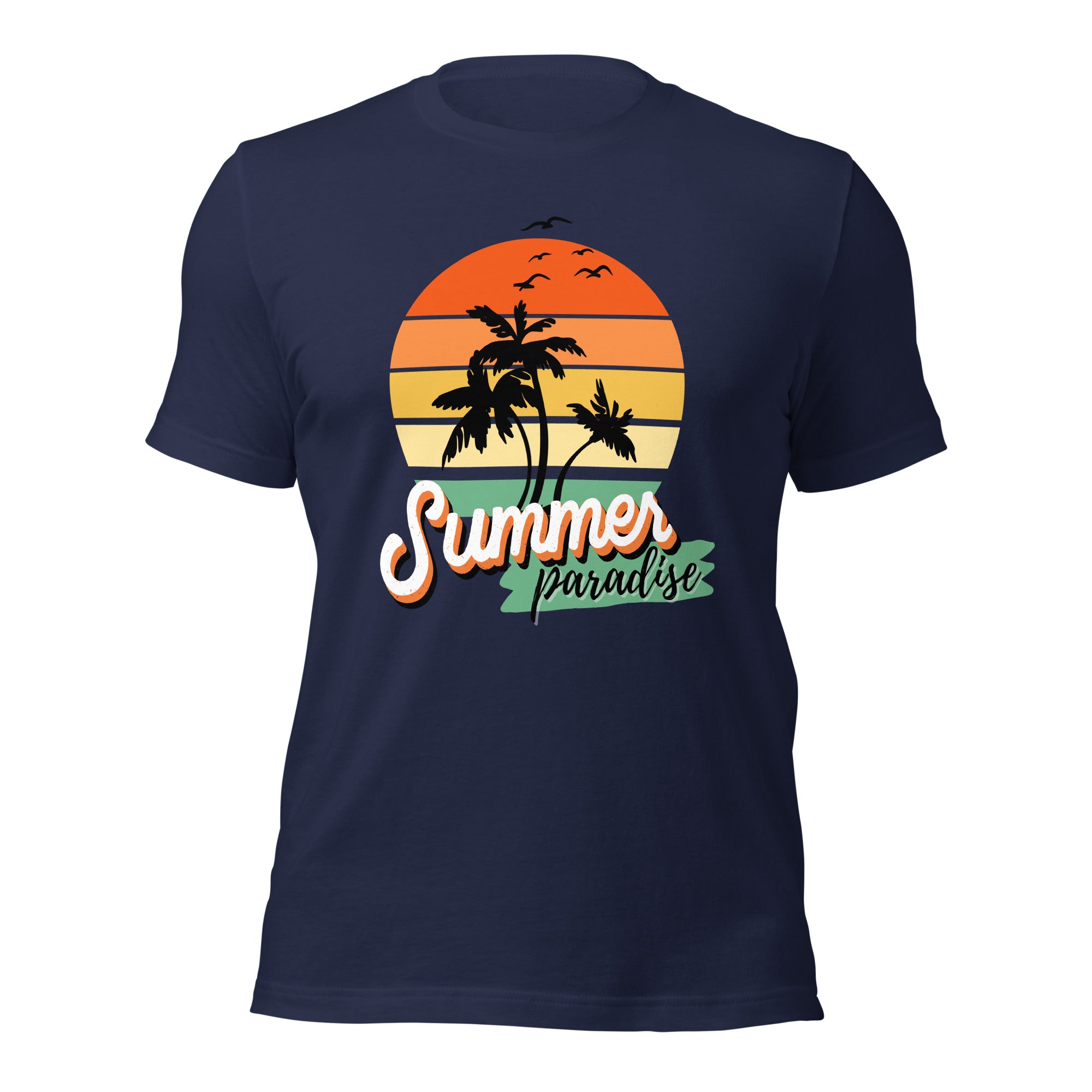 Summer Paradise Retro Sunset T-Shirt