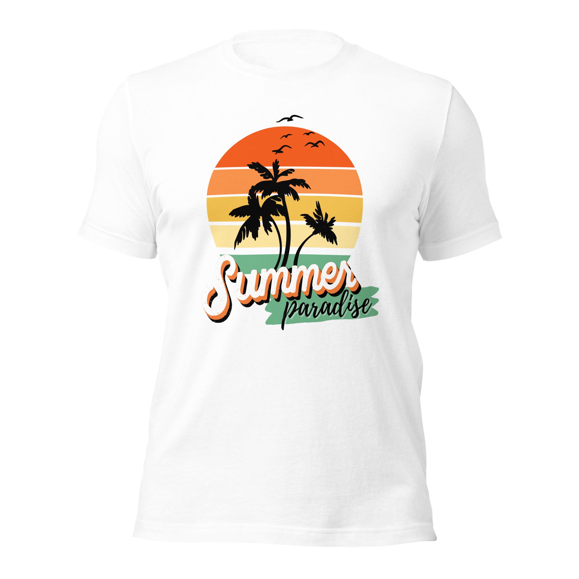 Summer Paradise Retro Sunset T-Shirt