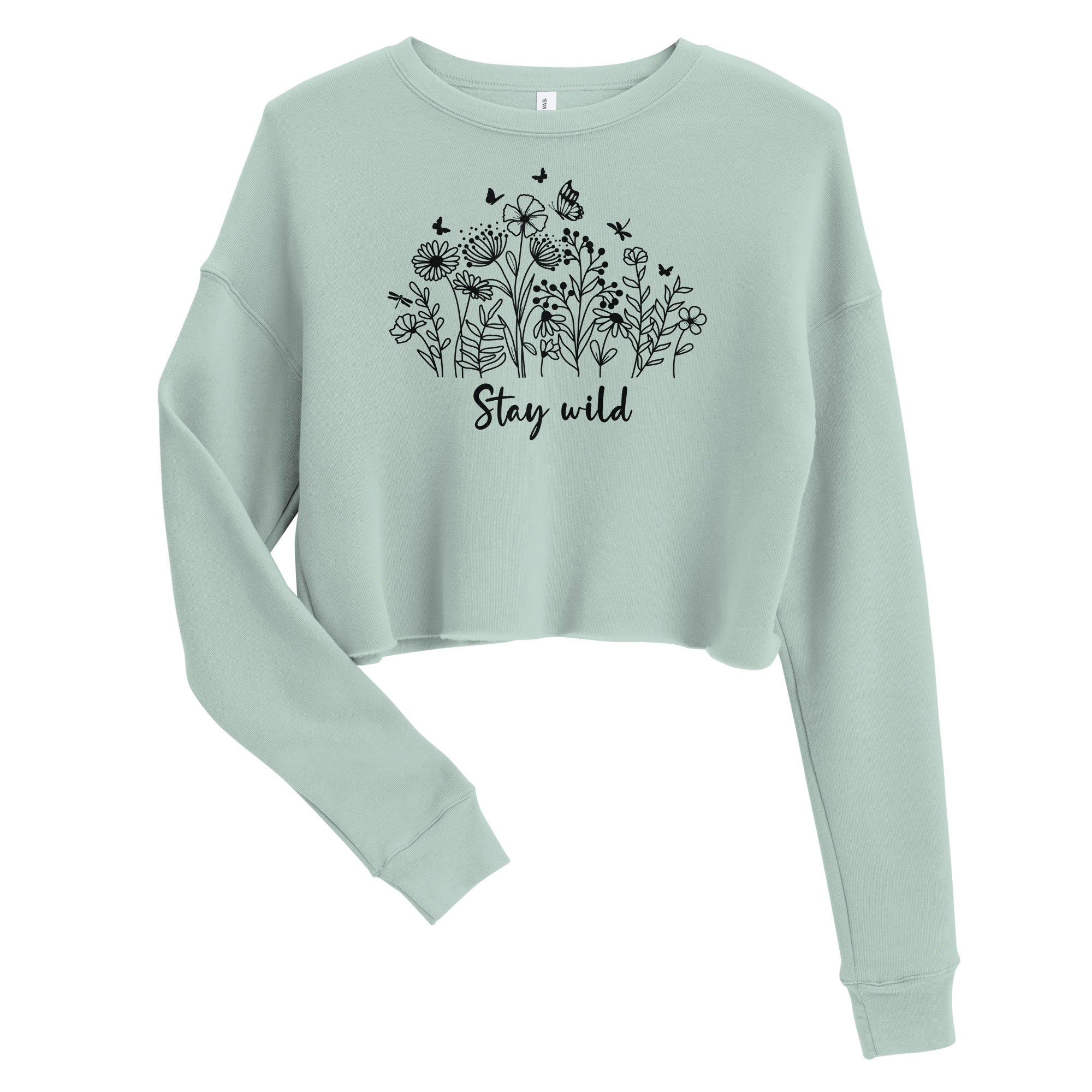 Stay Wild - Crop Sweatshirt